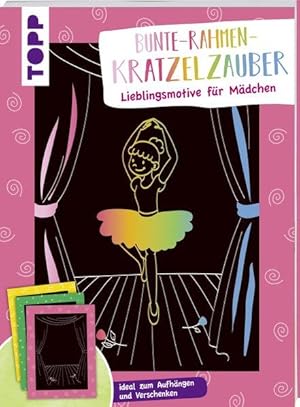 Bunte Rahmen Kratzelzauber Lieblingsmotive für Mädchen Kratzelmotive mit bunten Rahmen zum Aufhän...