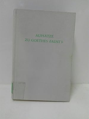 Aufsätze zu Goethes Faust I