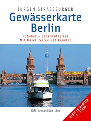 Gewässerkarte Berlin Potsdam - Scharmützelsee - Mit Havel, Spree und Kanälen