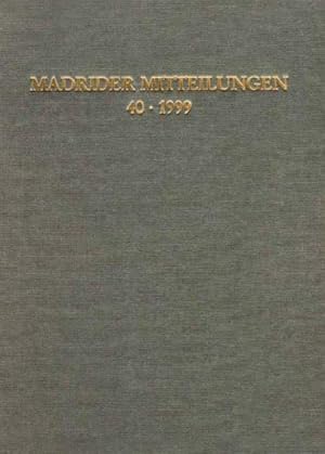 Madrider Mitteilungen Jahrgang 1998