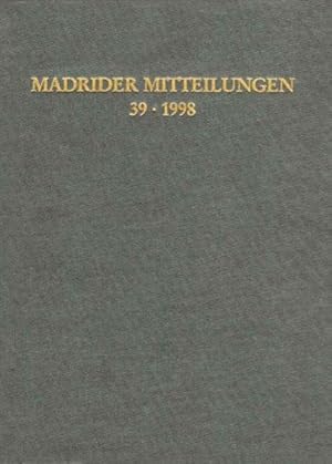 Madrider Mitteilungen Jahrgang 1998