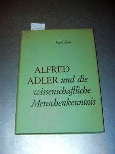 Alfred Adler und die wissenschaftliche Menschenkenntnis
