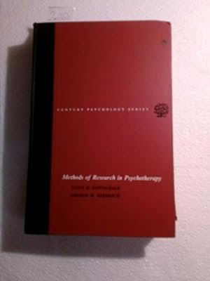 Methods of Research in Psychotherapy (The Century Psychology Series).