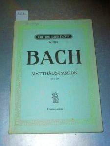 Passio Domini nostri Jesu Christi secundum Evangelistam Matthaeum. Das Leiden unseres Herrn Jesu ...