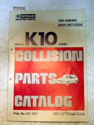 Model K10 Series Collision Parts Catalog