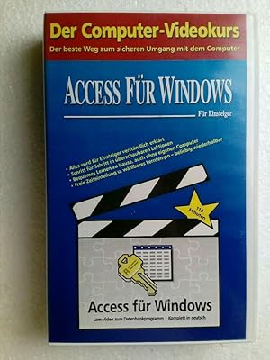 Der Computer-Videokurs Access für Windows VHS-Kassette 110 Minuten