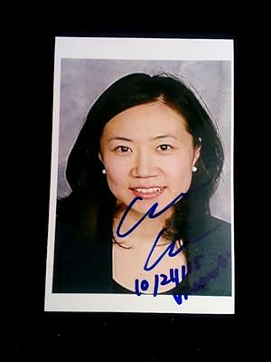 signiertes Foto, original handsigned photo. Famous south corean singer. Südkoreanische KPOP Sänge...