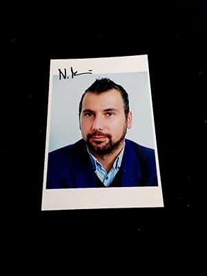 signiertes Foto original hand signed photo. Österreichischer Journalist der WIENER ZEITUNG und CO...