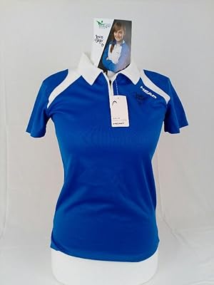 Head Swimming Team Polo Lady Gr. M handsigniert neu mit Etikett + handsignierte Autogrammkarte vo...