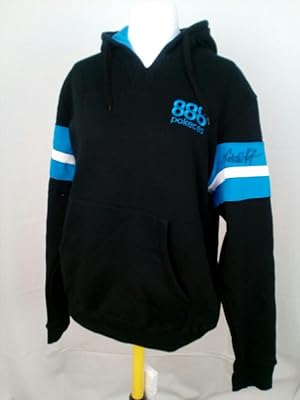 Handsignierter Hoodie 888 Poker es schwarz/türkis Gr. L neu und ovp von NATALIE HOF. Original han...