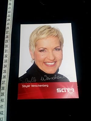 signierte Autogramm Karte der RTL Adels EXPERTIN von BUNTE und GALA. original hand signed autogra...