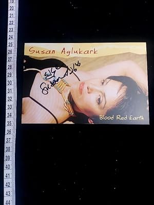 Handsigniertes Foto der INUIT FOLK Sängerin. original hand signed autograph card with picture of ...