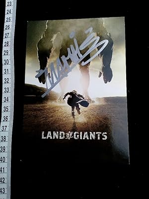 handsignierte Filmpostkarte "Land of Giants". original hand signed autograph card with picture of...