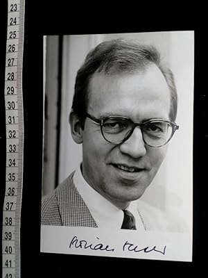 handsigniertes Foto autographed original photo of the famous german politician and brother of TV ...