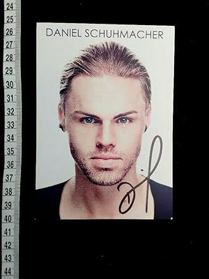 original signierte Autogrammkarte von dem Sieger von RTL DSDS. original hand signed autograph car...