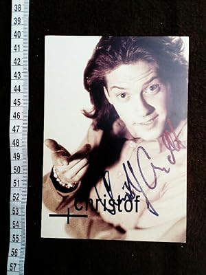 Autogrammkarte mit eigenhändiger Unterschrift. original hand signed autograph card with picture o...