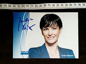 Autogrammkarte mit eigenhändiger Unterschrift. original hand signed autograph card with picture o...