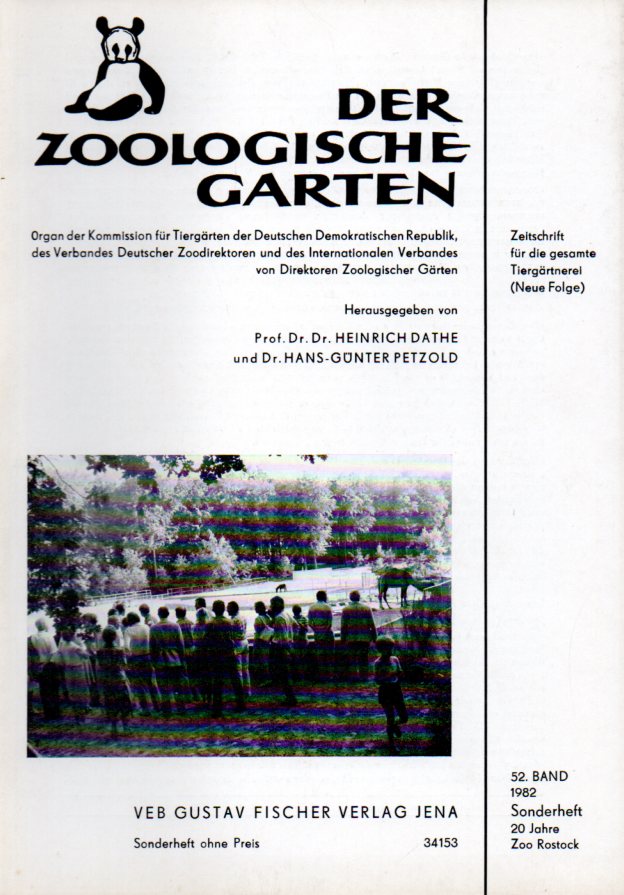 der zoologische garten zeitschrift ZVAB