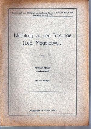 Nachtrag zu den Trosiinae (Lep. Megalopyg)