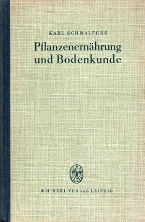 Karl Schmalfuss Pflanzenernaehrung Und Bodenkunde Zvab - 