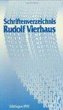 Schriftenverzeichnis Rudolf Vierhaus: . Rudolf Vierhaus