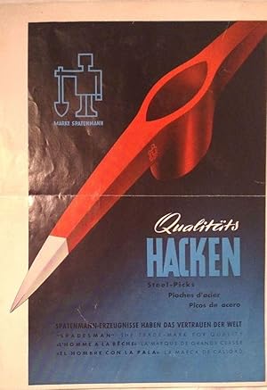 Qualitäts-Hacken - Steel Picks - Pioches d`acier - Picos de acero