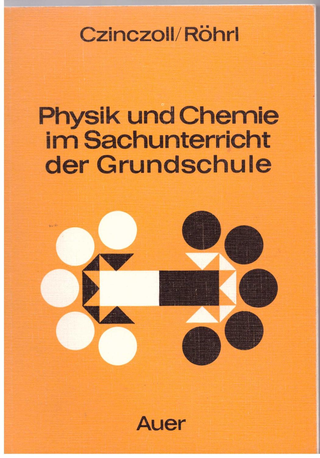 Physik und Chemie im Sachunterricht der Grundschule;