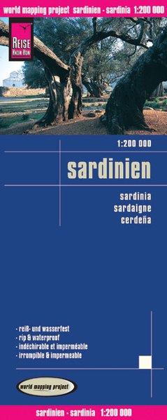 Reise Know-How Landkarte Sardinien (1:200.000) world mapping project - Verlag, Peter Rump
