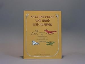 Katz und Fuchs und Hund und Hummer +++ Fabeln von Äsop +++ first swiss edition of "Lions and Lobs...