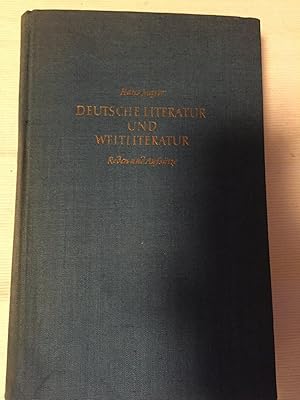 Deutsche Literatur und Weltliteratur - Reden und Aufsätze.