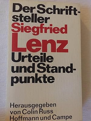 Der Schriftsteller Siegfried Lenz.