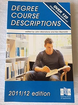 Degree Course Descriptions - 2011/12 edition.