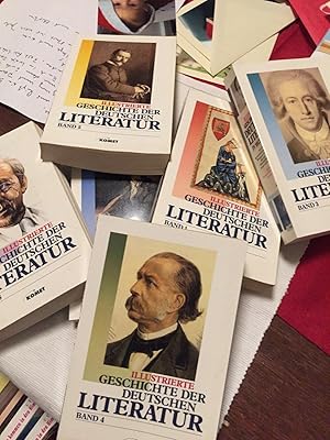 Illustrierte Geschichte der deutschen Literatur in sechs Bänden.