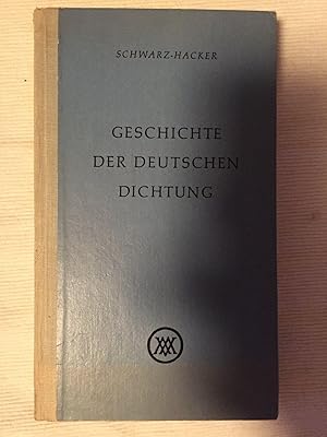 Geschichte der Deutschen Dichtung.