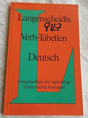 Langenscheidt Verb-Tabellen - Deutsch - Unregelmäßige und regelmäßige Verben richtig konjugiert.