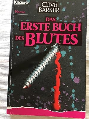 Das erste Buch des Blutes.