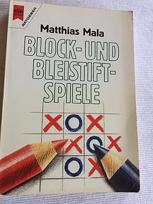 Block- und Bleistift-Spiele.