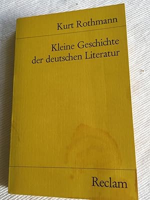 Kleine Geschichte der deutschen Literatur.