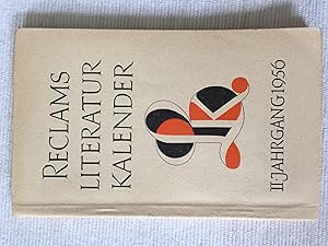 Reclams Literatur Kalender II. Jahrgang 1956.