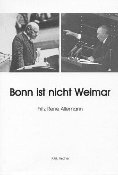 Bonn ist nicht Weimar