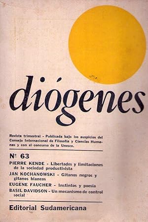 DIOGENES (60 ejemplares) - Nos. 1 al 31, Nos. 33 al 39 y Nos. 41, 42, 43, 47, 48, 49, 50, 53, 54,...