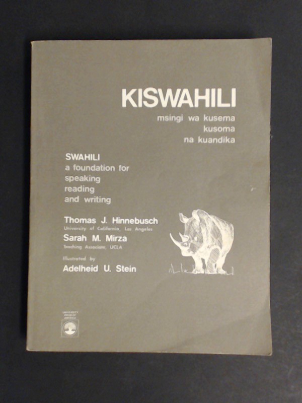 A Foundation for Speaking Reading and Writing SWAHILI