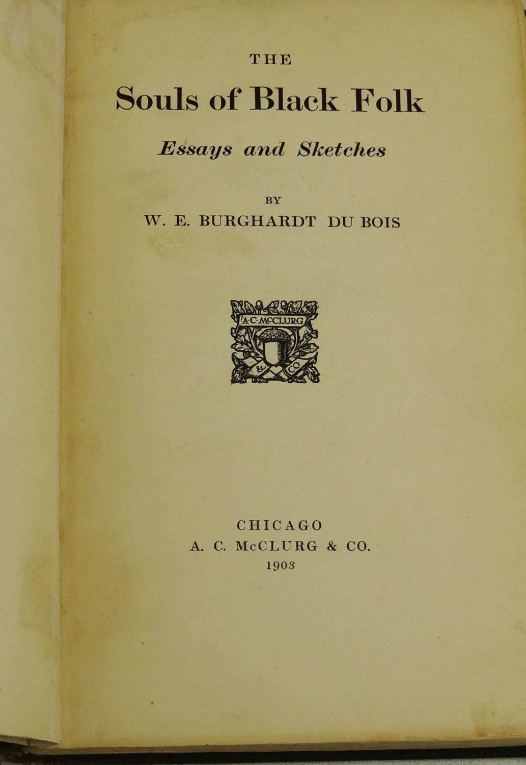 essay on souls of black folk