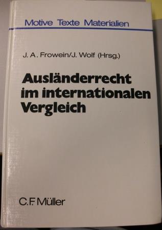 Ausländerrecht im internationalen Vergleich