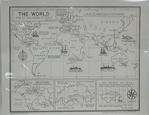 5 SHERLOCK HOLMES MAPS, THE WORLD, EUROPE, UNITED STATES, ENGLAND & LONDON