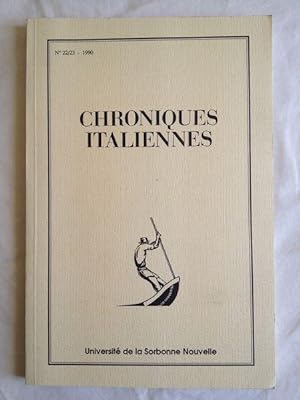 Chroniques Italiennes N°22 - 23