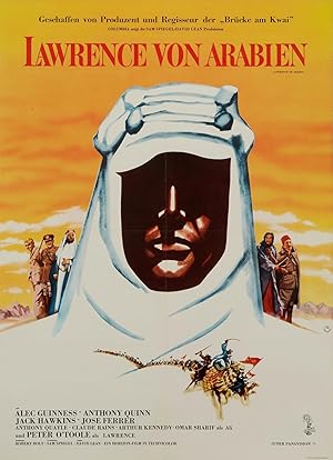 Alec Guiness Lawrence Of Arabia 1963 Film Vintage Movie Poster Print Picture A4