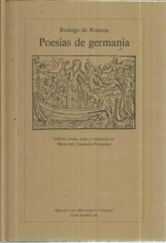 POESÍAS DE GERMANÍA - de Reinosa, Rodrigo