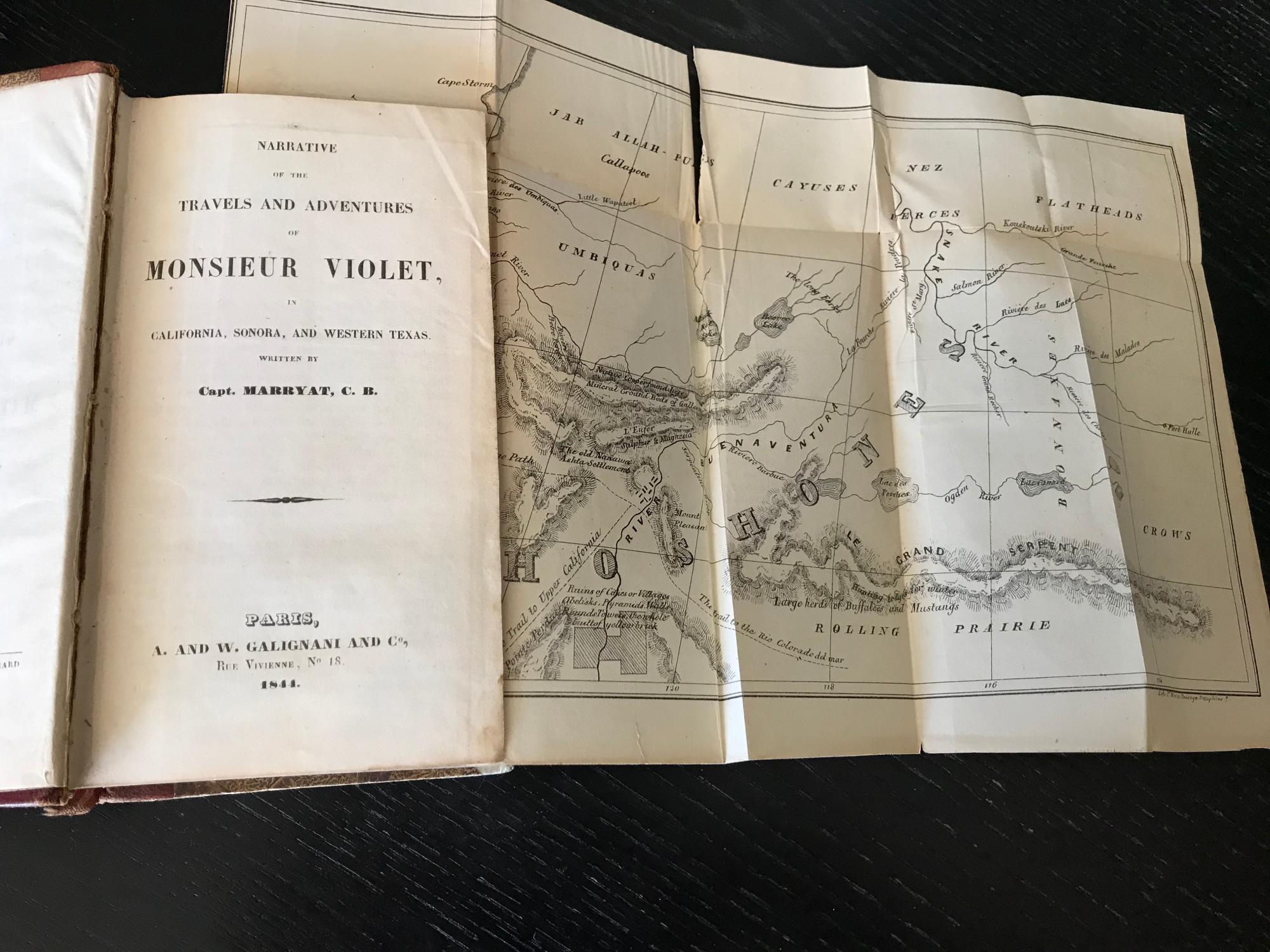 The Travels and Adventures of Monsieur Violet in California, Sonora, and Western Texas