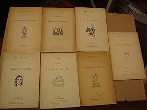 Raccolta dei 7 volumetti del Disegno Popolare: 1) Mazzullo, Braccianti di Romagna - 2) Guttuso, C...